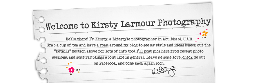 Kirsty Larmour Photography – Abu Dhabi Lifestyle Photography bio picture