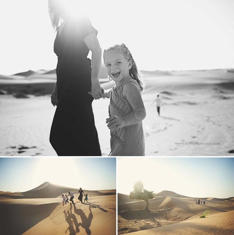 Abu Dhabi desert photoshoot
