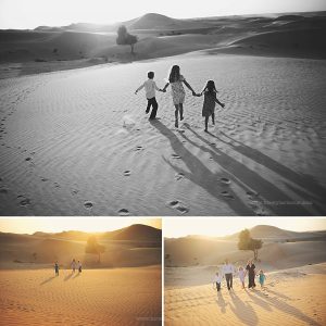 Abu Dhabi desert photoshoot