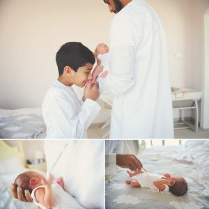 Abu Dhabi newborn twins photographer